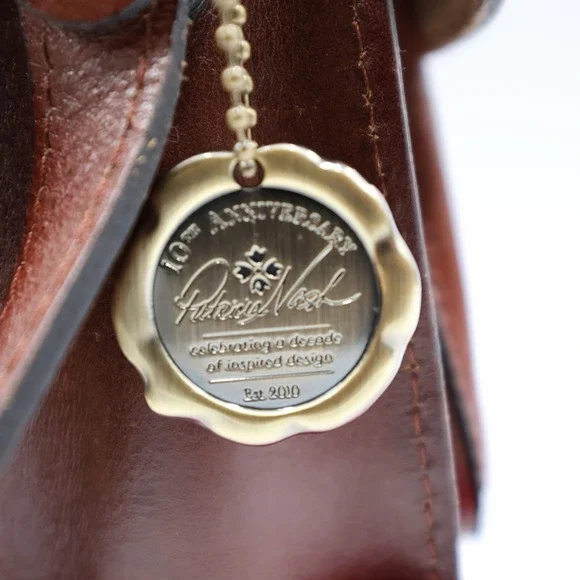 Patricia Nash Lari Crossbody Bag British Tan Vintage Veg Tan Leather P170333 - Picture 9 of 15